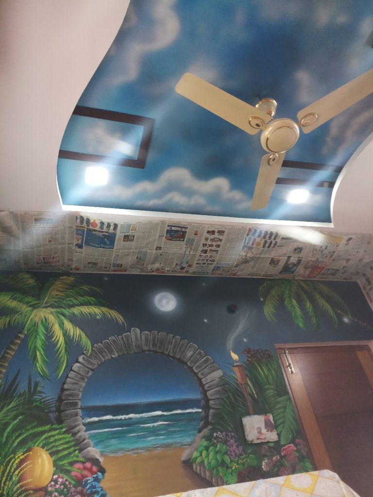 Galaxy Ceiling Artwork Hyderabad Wall Art