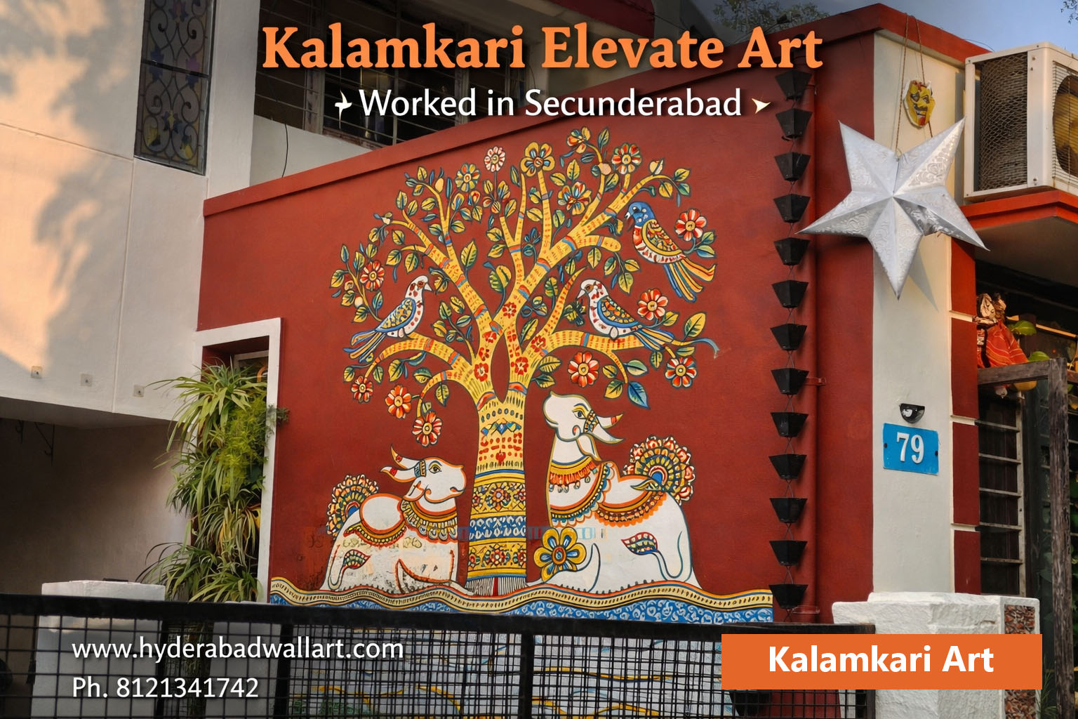 kalamkari art Worked in Secundrabad