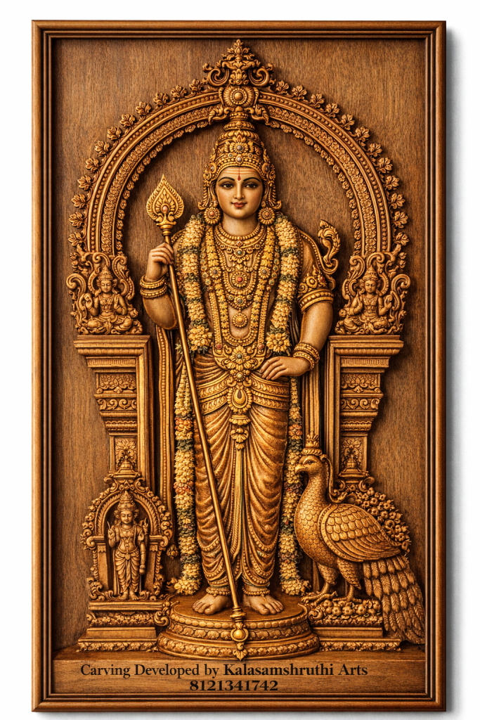 subramanya swami mural art